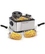 Electric 4.5 Qt. / 17 Cup Immersion Deep Fryer 3-Baskets, 1700-Watt - €146,68 EUR