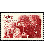 1982 20c Aging Together, Grandpa &amp; Grandma Scott 2011 Mint F/VF NH - $0.99