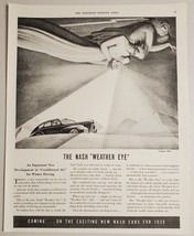 1938 Print Ad 1939 Nash Cars with Weather Eye for Winter Driving - $15.79