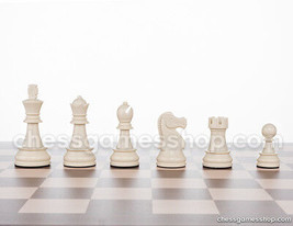 DGT Plastic chess pieces weighted - King height 95 mm / 3,75&quot; - Tournament - £32.78 GBP