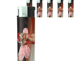 Russian Pin Up Girls D3 Lighters Set of 5 Electronic Refillable Butane  - £12.41 GBP