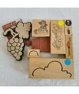 Lot of 10 Rubber Stamp Featured Motherhood, Baby Shower and Grape vines ... - $285.37 MXN