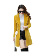 2024 New Autumn Winter Woolen Coat Female Medium Length Casua Loose Wome... - €69,68 EUR+