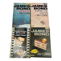 Pan James Bond 007 Fleming Lot 4 Book Origina 1964 Moonraker Diamond Russia Eyes - $73.80