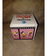 Walt Disney Mugs By Applause Happy Birthday Cupcake Mickey &amp; Minnie Mous... - £19.36 GBP