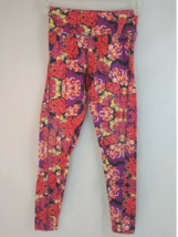 LuLaRoe Simply Comfortable Leggings Multicolor Floral Design Size XS - £9.46 GBP