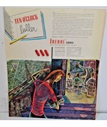Vintage Double Side Ads Illustration Medicine Ads 1949 - £23.31 GBP