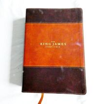 KJV, The King James Study Bible, Leathersoft, Brown, Full-Color Edition ... - $49.50