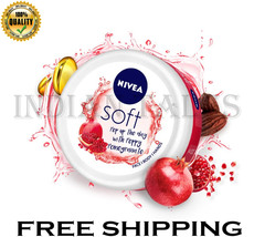 NIVEA Soft Light Moisturizer 200ml | Peppy Pomegranate | For Face, Hand &amp; Body - £19.97 GBP