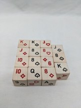 Lot Of (15) Wooden Poker Dice D6 - £17.17 GBP