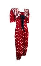 Vintage 80s Blondie &amp; Me Red White Polka Dot Balloon Leg Sailor Clown Core Sz M - £52.13 GBP