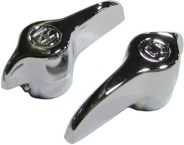Pp805-111 Chrome Plated Lever Vee Grip Faucet Handle Set - $19.99
