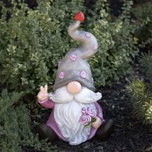 Zaer Ltd. 21&quot; Tall Valentine&#39;s Day Garden Magnesium Gnomes The Valentinos in Ass - £88.43 GBP+