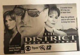 District Tv Guide Vintage Print Ad Craig T Nelson Jaclyn Smith Jean Smar... - $5.93