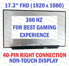 360hz 17.3&quot; FHD IPS Laptop Lcd Screen Msi Stealth Gs77 12ue-046 2022 - $121.55