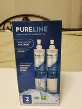 2 Pureline Refrigerator Water Filter PL-600 for Whirlpool/Kenmore 4396508 469010 - £23.27 GBP