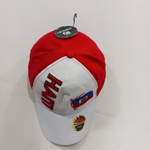 Parquet Haiti Mens Back Strap White Cotton Baseball Cap Hat + Haiti Flag Bandana image 8