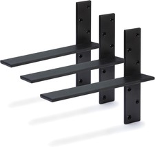 Winker Free Hanging Countertop Support Bracket 18&quot; Lx2.5 W 3 Pack Black - $57.00