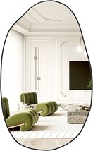 Neuweaby Uneven Wall Mirror, Large Accent Body Mirror Bathroom Mirror, 33&quot;X 20&quot; - £71.39 GBP