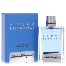 Acqua Essenziale by Salvatore Ferragamo Eau De Toilette Spray 3.4 oz for Men - £51.36 GBP