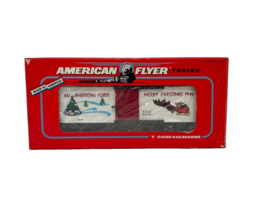 New in Box American Flyer Gilbert 1994 Christmas Boxcar 6-48321 S Gauge ... - $29.69