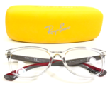 Ray-Ban Kids Eyeglasses Frames RB1586 3832 Red Gray Clear Rectangular 49... - $74.24
