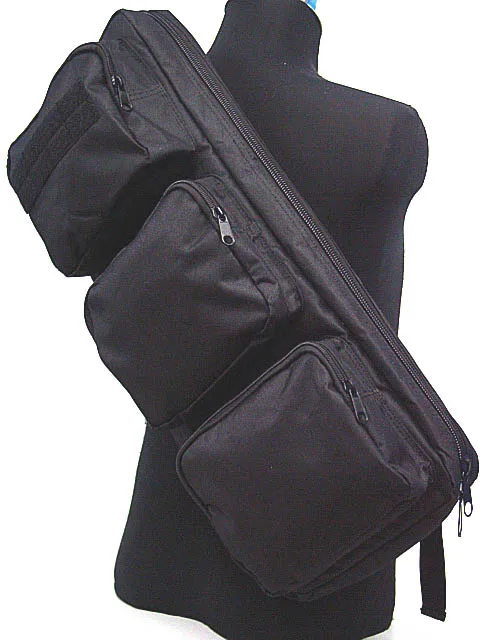 New  Equipment  24&quot; Rifle Case Gear  MP5 Sling Molle  Bag Backpack Black Cross R - £183.38 GBP