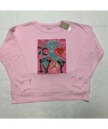 Katherine Bernhardt X J. Crew Pink Long Sleeve New York Graphic Sweatshi... - $704.07 MXN