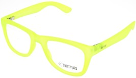 Sweet Years Eyewear Frame Yellow Square Italian Made SY312 01 - £27.39 GBP