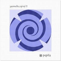 Pepita Needlepoint kit: Yarmulka Spiral 3, 7&quot; x 7&quot; - £39.91 GBP+