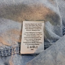 No Boundaries Men’s Faded Blue Cotton Collar Shirt Short Sleeve Size L (42-44) image 5