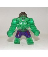 Movie Minifigure Big Green Clear Hulk Movie Fast Shipping - $170.73 MXN