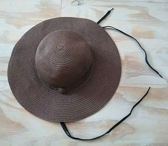 Jaclyn Smith Floppy Hat Chocolate Brown Beautiful! Classy Elegant! Fast Shipping - £10.00 GBP