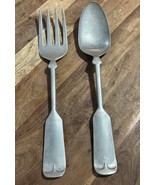 Vintage 21&quot; Fork &amp; Spoon Cast Metal Kitchen Rustic Farmhouse Hanging Decor - $35.00