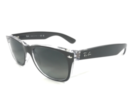 Ray-Ban Sunglasses RB2132 NEW WAYFARER 6143/71 Clear Matte Gray with Gray Lenses - $128.69