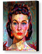 Framed Gone With The Wind Scarlett O&#39;Hara Abstract Art Print Limited Edition - £15.33 GBP