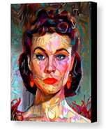 Framed Gone With The Wind Scarlett O&#39;Hara Abstract Art Print Limited Edi... - £15.16 GBP