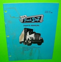Truck Stop Pinball MANUAL 1989 Original Parts Game Machine Paperwork - £20.55 GBP