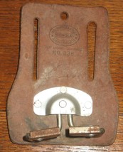 Vtg Nicholas Top Grain Cowhide Leather #839 Tool Sheath Belt Pouch Great Patina - $18.81