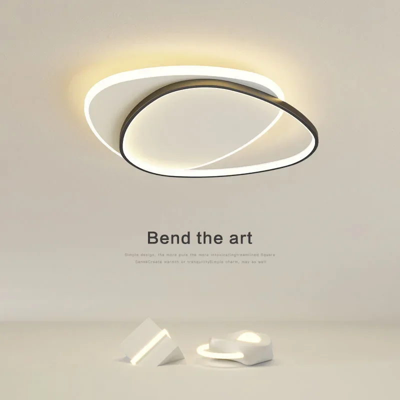 Modern LED Simple Disc Ceiling Lights For Living Room Bedroom Study Indo... - £3.68 GBP+