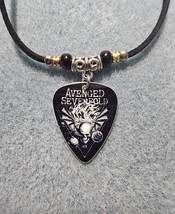 Handmade Avenged Sevenfold Aluminum Guitar Pick Necklace - $14.52