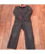 Walls Blizzard Pruf Coveralls one piece men&#39;s navy blue distressed destr... - $50.60 CAD