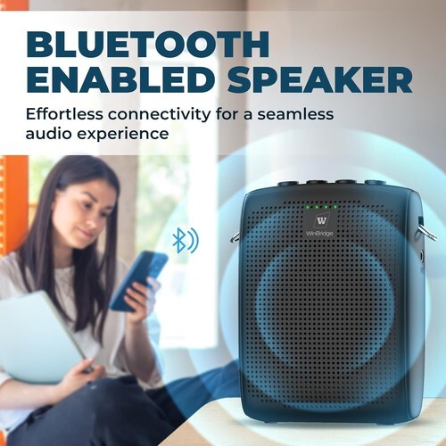 WinBridge WB005 Wireless Voice Amplifier - Black (Open Box) Item image 5