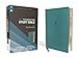 NIV, Foundation Study Bible, Leathersoft, Teal, Red Letter - £24.57 GBP