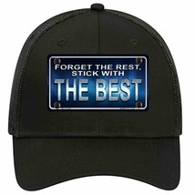 Forget The Rest Novelty Black Mesh License Plate Hat - £23.17 GBP