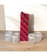 NEW Tupperware Dining Cups Set of 4 Wine Glasses 12 oz. 350 ml 7312 &amp;  W... - €30,63 EUR