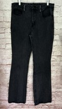 GOOD AMERICAN Womens Good Classic Slim Bootcut Jeans Size 12/31 Black Denim - £82.22 GBP