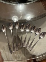 Vintage Rogers Stainless Flatware Korea JEFFERSON MANOR Teaspoons Plus Iced - £14.79 GBP