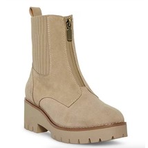 $160 Blondo Demaria Waterproof Suede Lug Sole Platform Zip Booties | 8.5... - £43.37 GBP