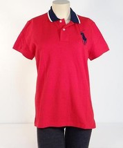 Ralph Lauren Golf Red Big Pony Golf Polo Shirt Big Blue Pony Womans NWT - £80.12 GBP